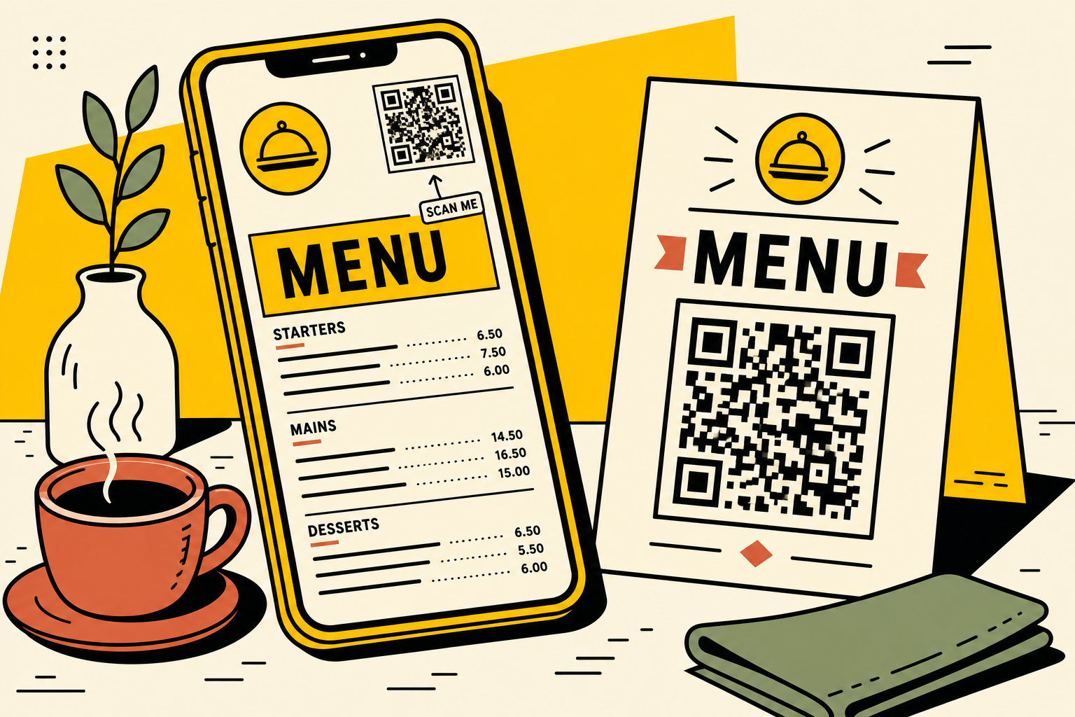 Generador de menú QR gratis: tu restaurante online en 60 segundos